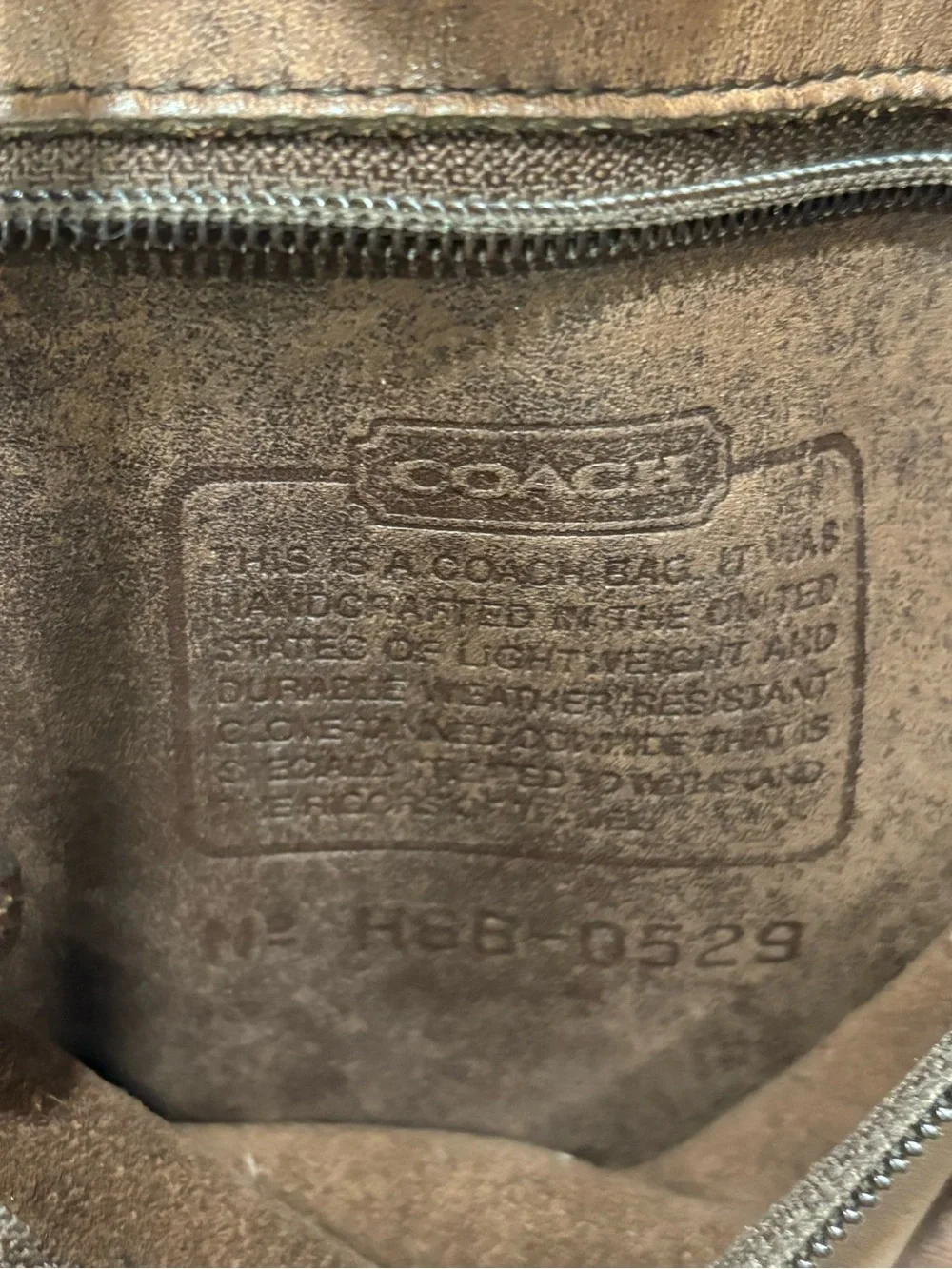 Beautiful Vintage Coach All Leather Rich Tan Backpack 0529